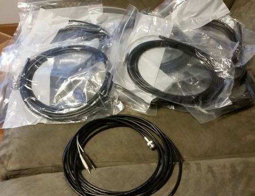 20! Carol BNC Male to TESTERS  Male 15 Foot Coaxial CablesAWG20 RG58 C1166 NEW!