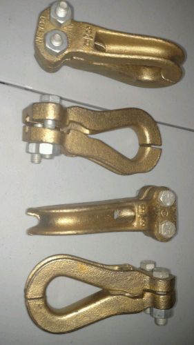 Set of 4 3/8 wire clamp and thimble for sale