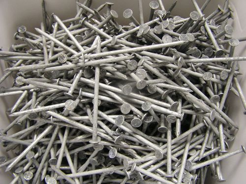 5 LBS 12d Grip-Rite Electo Galvanized 3 1/4&#034; Smooth Shank Galvanized Nails 0323