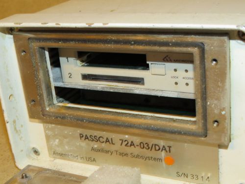 PASSCAL 72A-03-DAT AUXILIARY TAPE SUBSYSTEM -DATA ACQUISITION