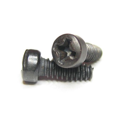 300 - pieces black oxide steel 6-32 x 3/8&#034; phillips fillister head machine screw for sale