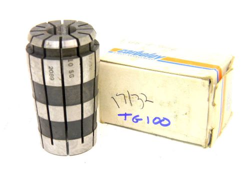 NEW SURPLUS CARBOLOY 17/32&#034; TG100 SINGLE ANGLE COLLET TG-100 .5312&#034;