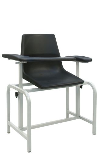 Winco 2571 Blood Drawing Chair. Black