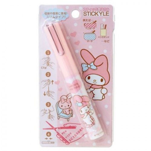 Sanrio my melody scissors stick type portable kawaii cute new japan for sale