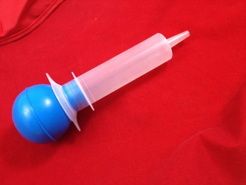 Plastic Syringe ~ Squeeze Ball Style ~ 2 oz ~ 60 cc