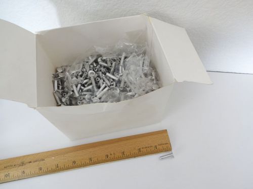3/4&#034; aluminum screw posts lot of 1000 bright finish 3/4 inch binder posts for sale
