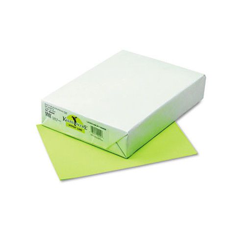 Kaleidoscope Colored Copy/Laser Paper, Hyper Green, 24lb, Letter, 500 Sheets