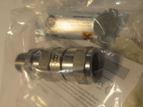 NEW COOPER CROUSE-HINDS TCCFS/20/050NPT/050NPT 1/2&#034; STAINLESS STEEL CABLE GLAND