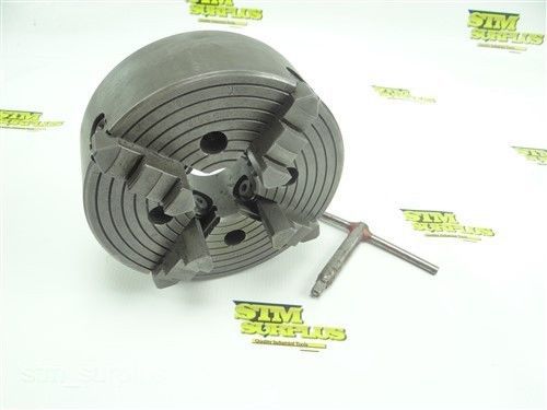 SKINNER 6&#034; 4 JAW PRECISION CHUCK  AUTOMATIC 77 FLAT BACK