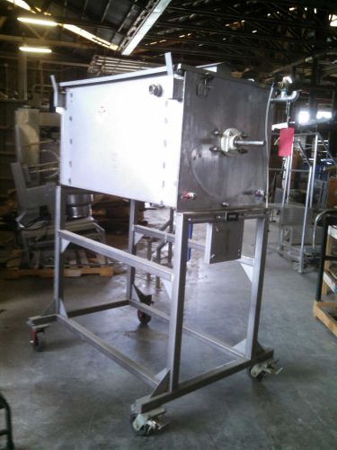 Industrial paddle / ribbon blender mixer: jacketed for heating / cooling