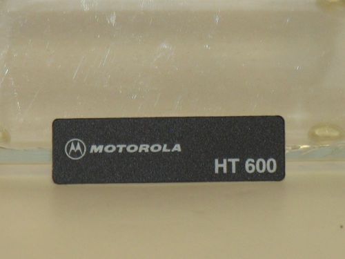 Motorola HT600 Name Plate Front Replacement Label Model 3305543P01