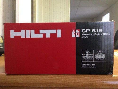 Hilti CP618 Firestop Putty Sticks (QTY. 12)brand new