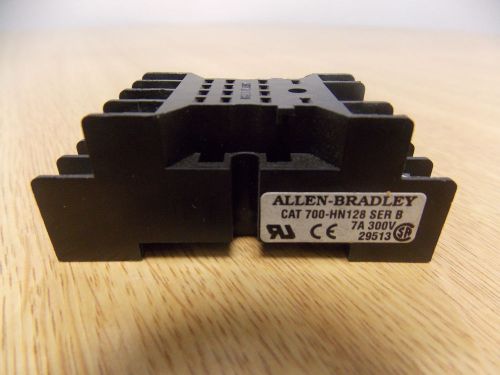 Allen-Bradley Cat 700 HN 128 Ser. B Terminal Block/Base Relay Socket