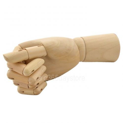 New Wooden Artist male Right Hand Articulated Art Mannequin 3DS