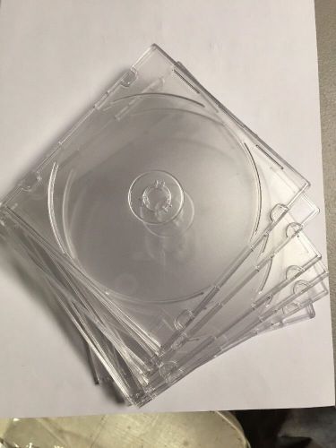 100 CD/DVD Slimline Cases