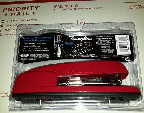 Swingline 747 Red Stapler up to 20 sheets # 74736 NEW unused