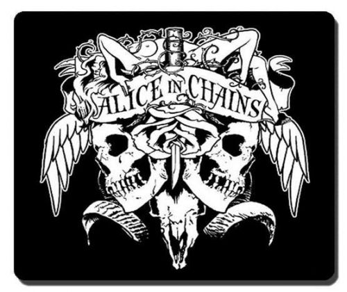 Hot Mouse Pad for Gaming with Horns Up Rocks Alice In Chains Great Hot Gift.