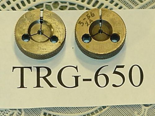 Thread Ring Gage Set 3-56 NO &amp; NOGO TRG-650