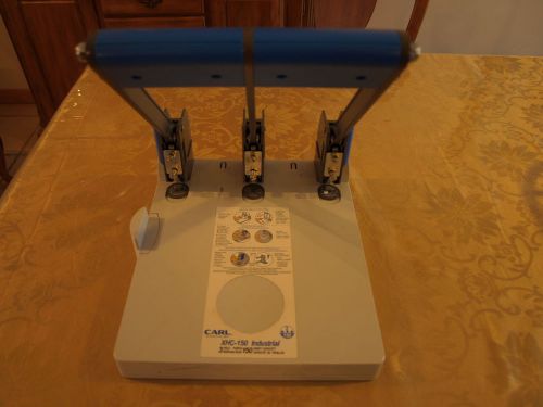 Carl xhc-150 indutrial 3 hole punch used for sale