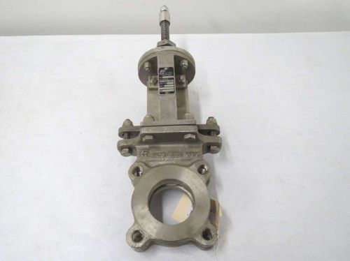 Flow control components 84b 3 in 150 stainless flanged knife gate valve b491911 for sale