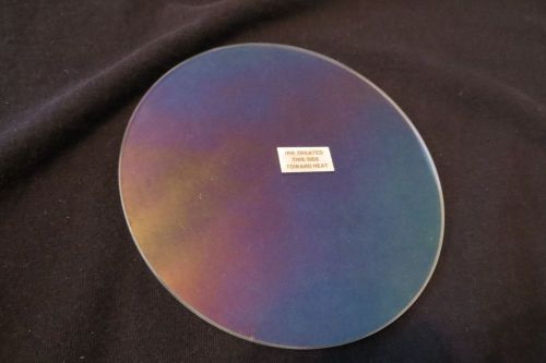 Large schott glass 6&#034; diameter irr infrared round glass heat filter for sale