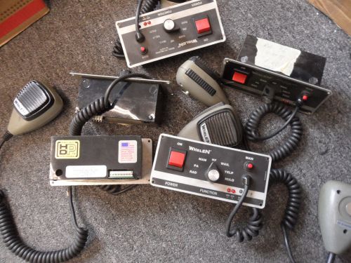 Whelen siren controller remote head parts only - ws295hfrs - lot of 5 for sale
