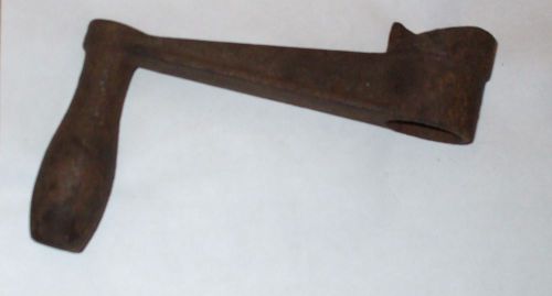 Original Cast Iron 7&#034; Hand Crank For One Lunger Hit and Miss Engine #177F 2F77