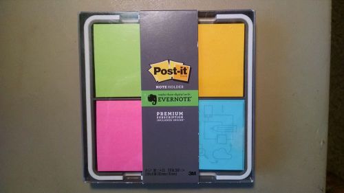 New POST-IT NOTE Quad Holder 4 Pads 360 Sheets Evernote Subscription ~ Orig $30