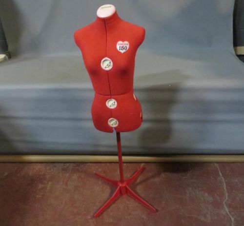 Red Singer 150 Adjustable Female Dress Form Mannequin w/ Stand