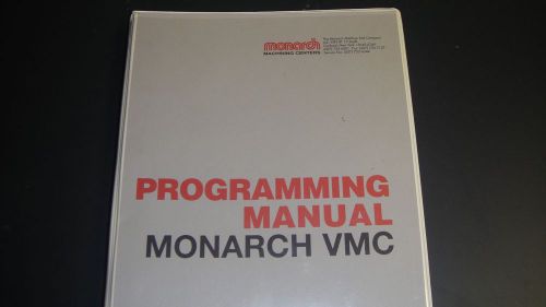 Monarch VMC Programming Manual
