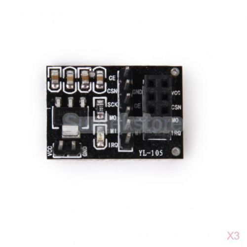 3 xDIY Socket Adapter Plate Board AMS1117-3.3 for 8 Pin NRF24L01 Wireless Module