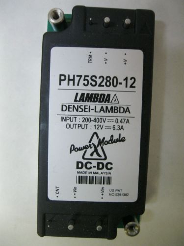 Lot of 4 Densei-Lamba PH75S280-12 Power Module DC-DC  Output 12 V 6.3 A New