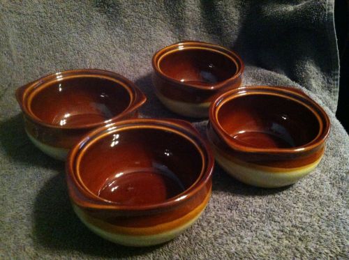 Crestware Set of 4 Onion Soup Crock Bowls - 10 oz
