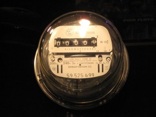WESTINGHOUSE, ELECTRIC WATTHOUR METER (KWH), EZ READ,CYCLONE, 240V, 200 AMPS, 3W