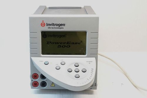 Invitrogen PowerEase 500 Power Supply; Excellent Condition