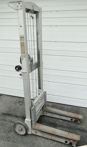 Genie lift 350 lb. portable material lift manual 10 foot for sale