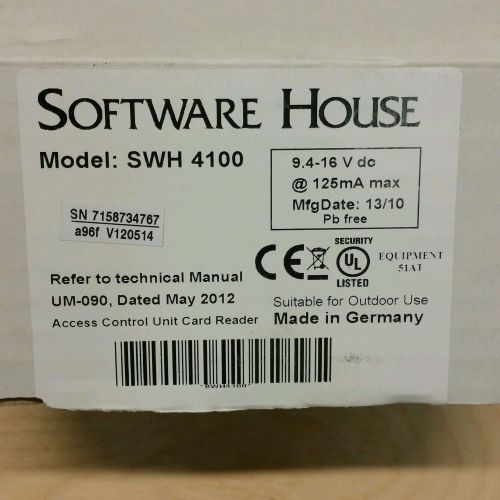 Software House SWH-4100 Multi-Technology Proximity Card Reader