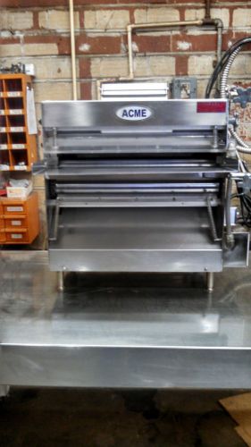 Acme MRS 24 Stainless Pizza Dough Roller  Manufactured 7-11-06  Very Very Nice!!