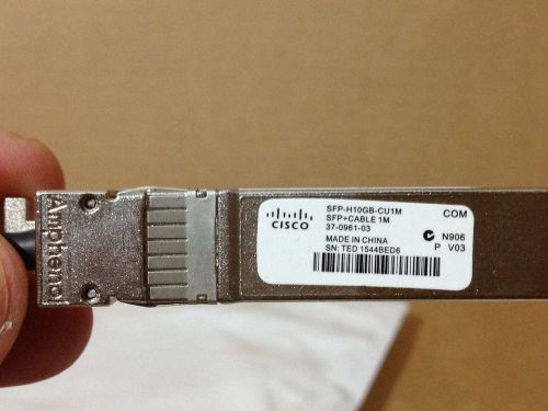 Cisco SFP-H10GB-CU3M 10GBASE-CU SFP cable 3 Meter (AMPHENOL production )