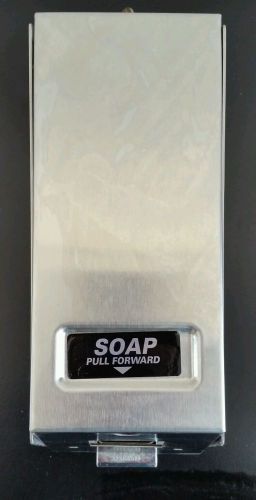 2 Commercial soap dispenser wall mounted steel
