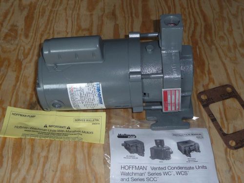Hoffman Condensate Pump 180001, D90, GPM 9-20, PSI 20, 1/3 HP, 115/230 VAC, 1 PH