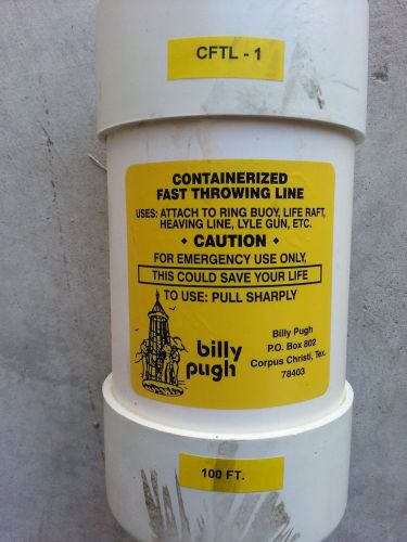 Billy Pugh (CFTL-1) 100&#039; Containerized Life Ring Throwing Line