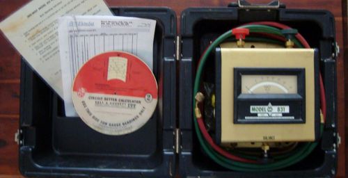 Midwest Instrument Model 831 Air Flow Test Kit 0-35&#034; H2O