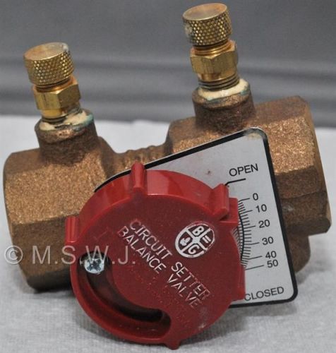 B&amp;G Brass Circuit Setter Balance Valve