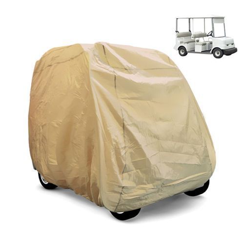 PYLE PCVGFCT65 PROTECTIVE COVER FOR GOLF CART (TAN COLOR)  4 PASS
