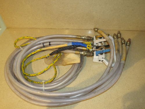 Hoist / crane ? 4 button pneumatic control pendant w/ hose (ho12) for sale