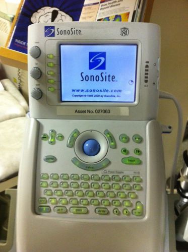 Sonosite 180 Portale Ultrasound/Faulty/Displays Only White Screen/Easy Repair
