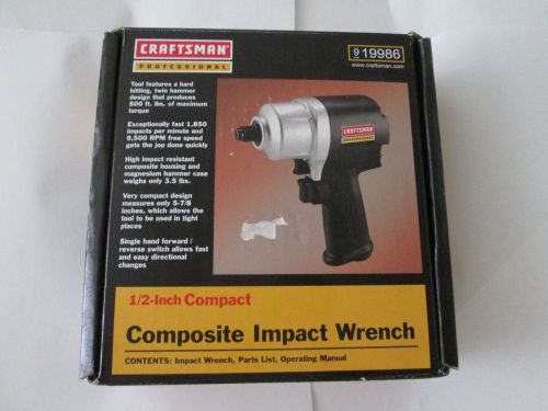 Craftsman 19986 1/2-Inch Compact Composite Impact Wrench Make Me an Offer