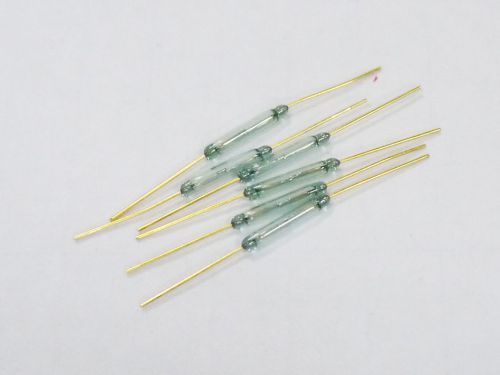 10pcs reed glass magnetic switches n/o miniature magnetic reed switch 2x14mm for sale