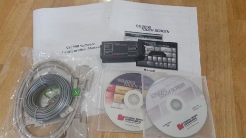 New Never Used Touch Screen Software &amp; Adapter Complete Federal Signal SS2000SM